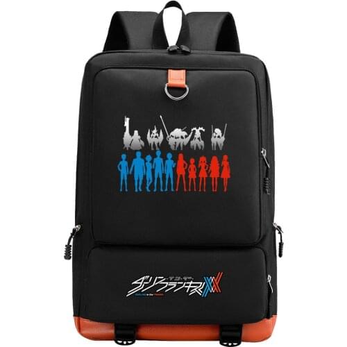 DARLING in the FRANXX Backpack For Boys Girls Travel Shoulder Backpack Cosplay Men Women Large Capacity Daily Bookbag Mochila