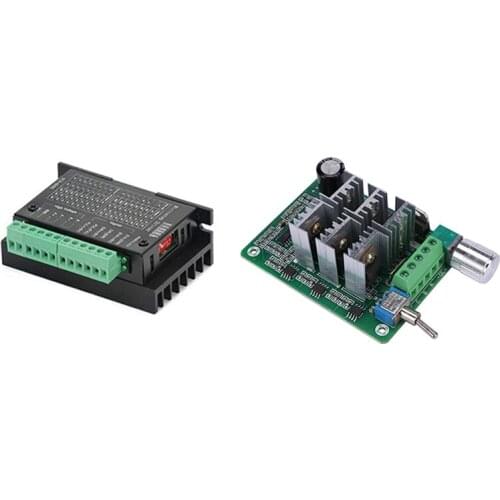 4 Pack TB6600 4A 9-42V Stepper Motor Driver CNC Controller with BLDC Three-Phase Sensorless Brushless Motor 5-36V