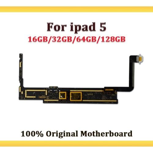 LISFG 16GB/32GB/64GB/128GB Motherboard For iPad 5,High Quality Wifi Version For iPad 5 Logic Board With Full Chips IOS System