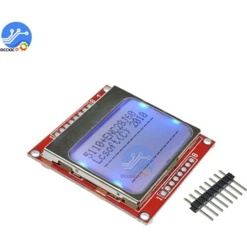 LCD Display Screen Module White backlight 84*48 84x84 for Nokia 5100 Screen Control Board for Arduino
