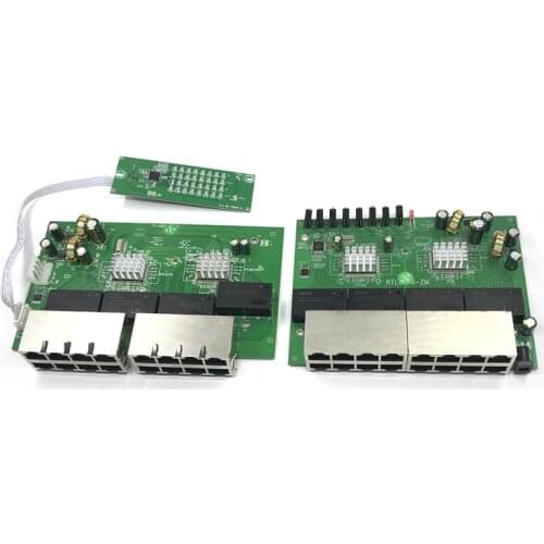 OEM New model 16 Port Gigabit Switch Desktop RJ45 Ethernet Switch module 10/100/1000mbps Lan Hub switch16 portas otherboard