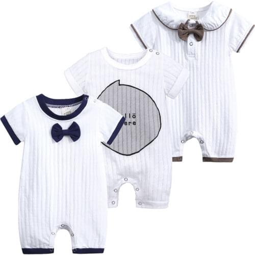 Top Newborn Baby Clothes 100%Cotton Knit Long Sleeve Baby Girl Romper Summer Toddler Boy Onesies Fashion Infant Clothing