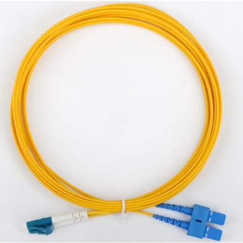 Free Shipping 20M SC-LC Duplex single-mode fiber optic patch cord SC-LC 20M Duplex 2.0mm FTTH fiber optic jumper