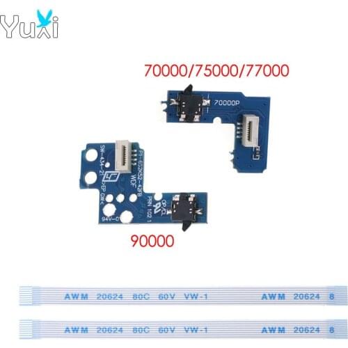YuXi Power On Off Reset Switch Board With Flex Ribbon Cable for Sony PS2 SCPH 70000 75000 77000 79000 90000