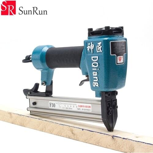 Upholstery furniture industry pneumatic tools air nail guns F30 woodworking nail gun used with air compressor