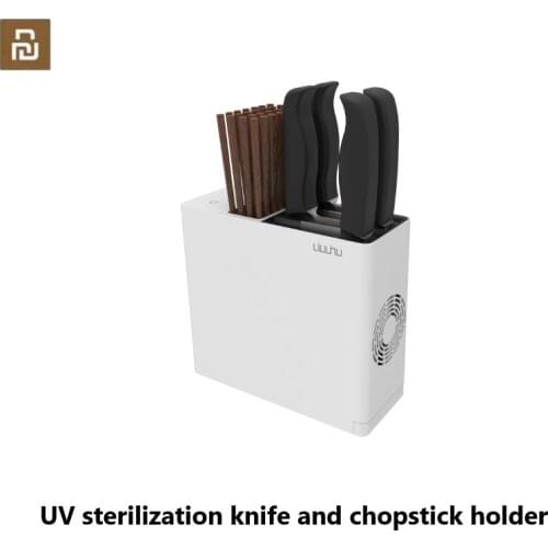 Mijia uv sterilization knife and chopstick holder hot air drying portable storage kitchen knives chopsticks holder
