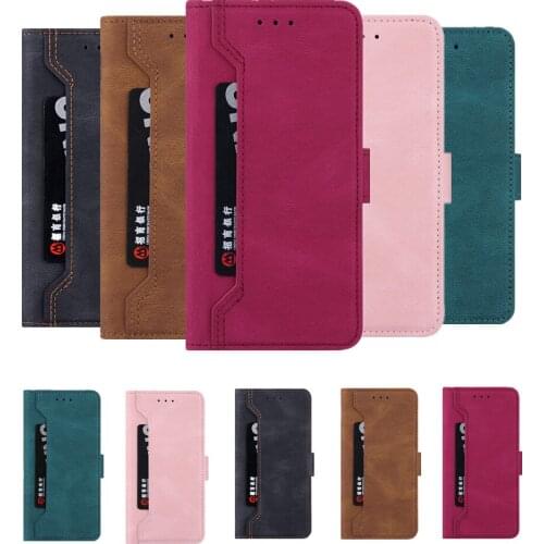 Luxury 3 Cards Phone Case for iPhone 13 12 11 Pro Max 6S 7 8 Plus SE 2020 XR X XS Coque Flip Leather Wallet Shockproof Cover