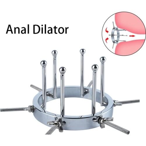 BDSM Sex Toys Extreme Anal Spreader Anus Vaginal Dilator Huge Butt Plug Ass Expander Speculum Chastity Device For Women Men Gay