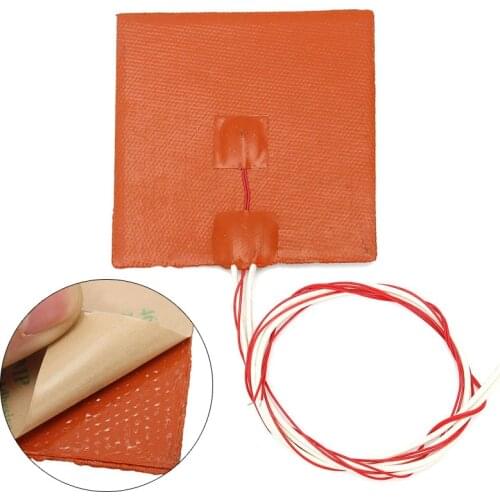 1pc 120mmx120mm Silicone 120W 12V Heater Pad Heating Mat For 3D Printer Heated Bed