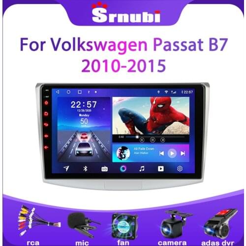 Srnubi Android 10 For VW Volkswagen Passat 7 B7 2011 2012 2013 2014 2015 Car Radio Multimedia Video Player 2 Din WIFI Stereo DVD