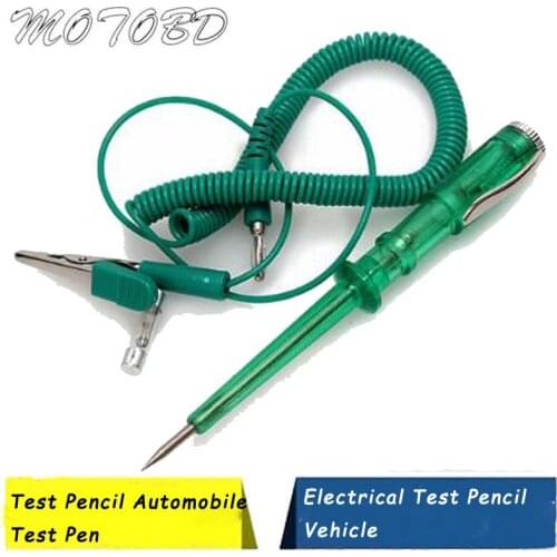 DC 6V - 24V Car Tester Test Pencil Light Led Hook Probe Car Truck Motorcycle Auto Diagnostic Tools 1 Pcs
