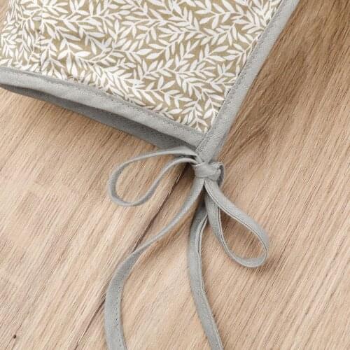 W3JF 1pc Newborn Baby Double Side Floral Vintage Hat Cotton Infant Props Bonnet