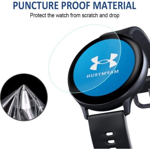 Screen protector suitable for Samsung Galaxy Watch Active 2 40 44mm full cover glass screen protector HD film explosion-proof