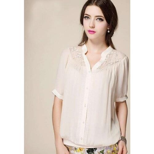 2020 Women Short Sleeve mint Shirt Top Garment