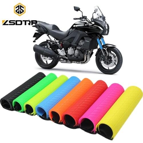 ZSDTRP 2Pcs Motorcycle Front Fork Cover Gaiters Gators Boot Shock Protector Dust Guard for Off Road Pit Dirt Bike Motocross