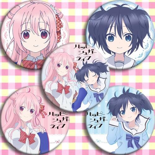 1pc 58 mm Happy sweet Life anime badges Badges Brooch Icons Acrylic