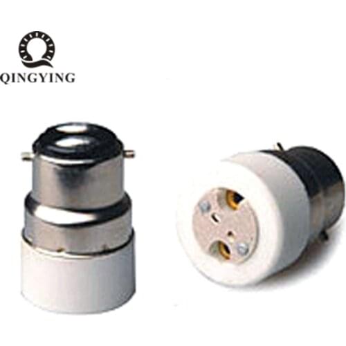 10pcs B22 to MR16 G4 GU5.3 Lamp Base Converter B22-MR16 B22-G4 B22-GU5.3 Bayonet Fireproof Lamp Bulb Holder Adapter Socket