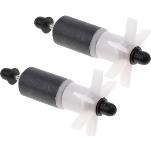 2pcs Aqua Canister Filter Spare Rotor Filters Replacement Impeller for Pump 70mm