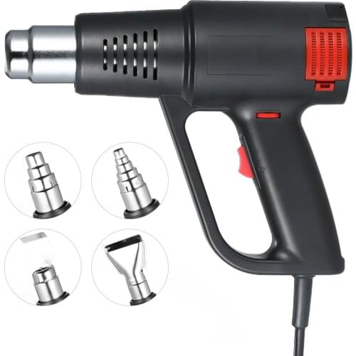 2000W Industrial Fast Heating Hot Air Gun High Quality Handheld Heat Blower Electric Adjustable Temperature Heat Gun Tool