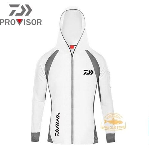 2020 DAIWA Mens Sunscreen Fishing Clothes Outdoor Cycling Mountaineering Breathable Waterproof and UV-proof Quick-drying Suit
