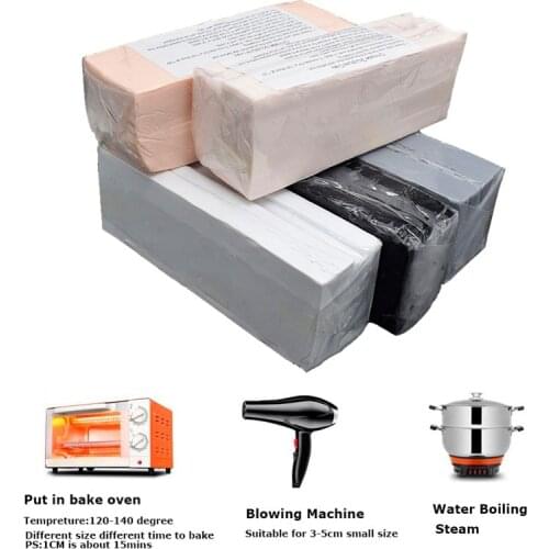 500g Professional Soft Clay High Quality Oven Bake Polymer Clay DIY Handmade Prototype Material Sculpture Soil Ceramic Doll Clay