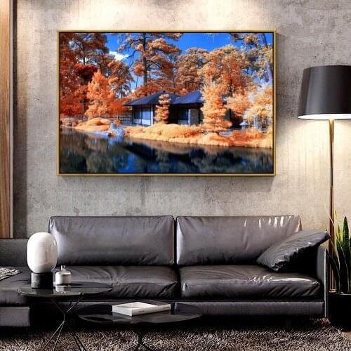 Artcozy Oil Canvas Painting my_summer_home For Home Decoration Wall Art