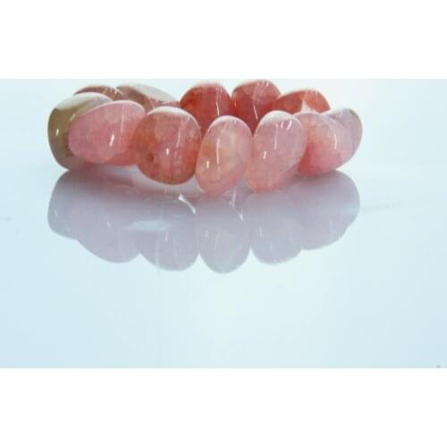 Free shipping natural stone napkin ring in pink color ,napkin holder 12 pcs qn20101901