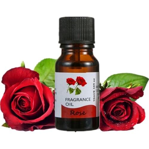 JSK 0.34OZ 10ML Rose Essential Oil Diffuser Aroma Oil Lavender Chrysanthemum Lily Hyacinth Narcissus Jasmine Violet Aromatic Oil