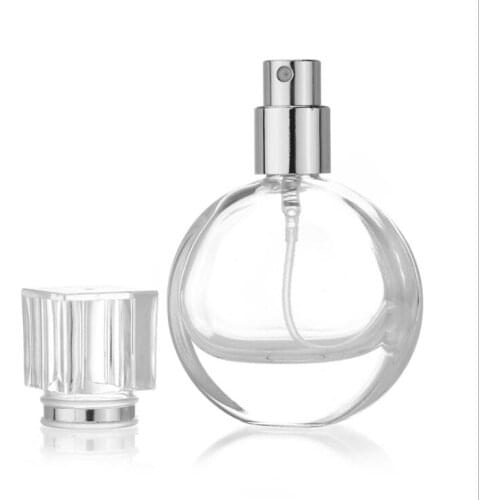 Perfume bottles 25 ml Glass Perfume Bottle Clear Glass Spray Bottle Empty Fragrance Packaging Bottle Refillable