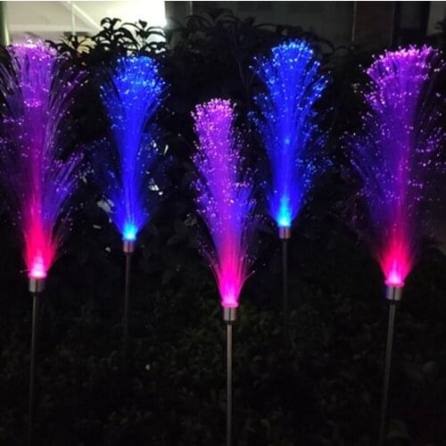 Solar String Lights Garden Outdoor Simulation Fiber Reed Lights Waterproof Fairy Lights For Home Yard Party Christmas Decor