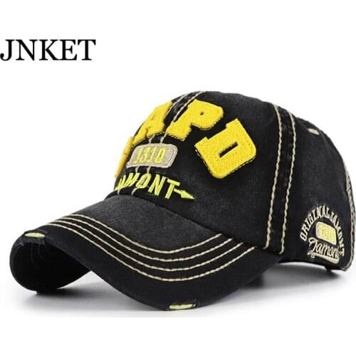JNKET Embroidery Unisex Parent-child Baseball Cap Washed Fabric Baseball Hats Outdoor Sports Sunhat Cotton Hat Letter cap