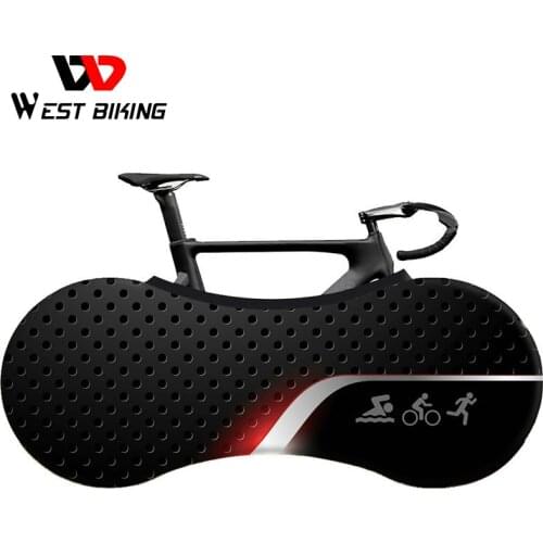 MTB Road Bike Indoor Cover High-quality Elastic Fabric 26"-28" Bicycle Dust Cover Tire Protection Cover Storage Bike Accessories