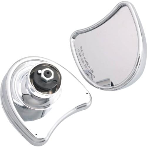 Motorcycle Chrome Rearview Fairing Mount Side Mirrors Fits For Harley Electra Street Glide 1996-2013 Models