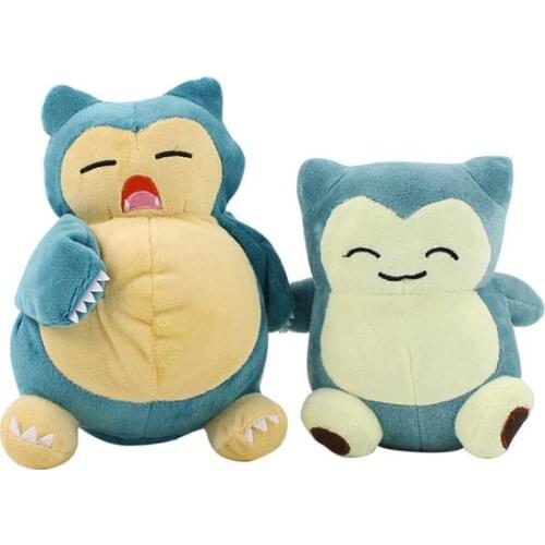 20cm Pokemon Snorlax Plush Toys Movie PikachuAnime New Rare Soft Stuffed Animal Doll For Christmas Gift