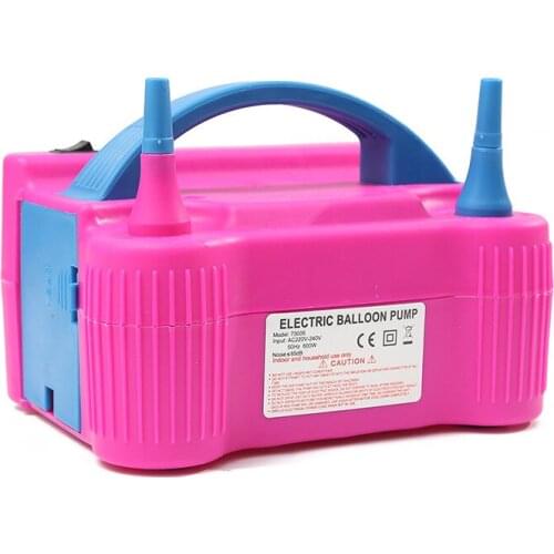 New Electric Inflator Double Hole Balloon Inflator British over USA Australia Specification Plug