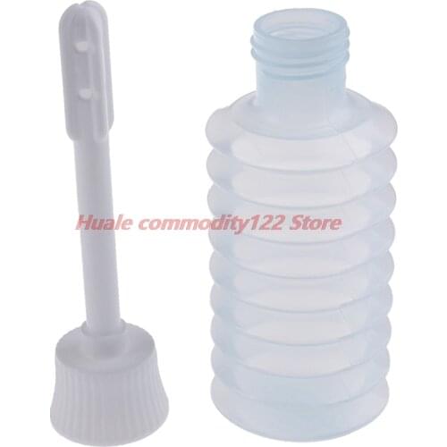 New Reusable Vaginal Anal Douche Retractable Vagina Wash Anal Cleaning Anus Cleaner Feminine Wash Hygiene Gay Pump Irrigator