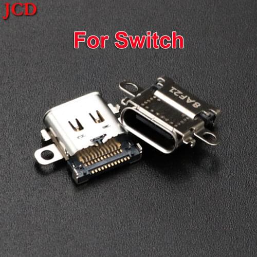 JCD 10pcs New USB Type-C Charging Socket Port Power Connector for Nintend Switch NS NX Console