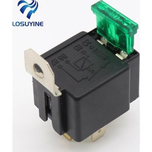 FORWARD relays top grade quality 4 pin 30A auto relay with fuse, coil voltage 12VDC relais
