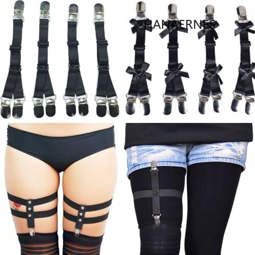 Womens Sexy Practical Strong Elasticity Harness Heart Leg Chain Garter Belts Cosplay High Quality Elastic Thigh Ring Garter