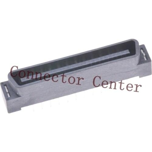 SCSI Connector 1.27mm Pitch 50Pin 180 Degrees Vertical Male Compatible With Molex 15-92-2450