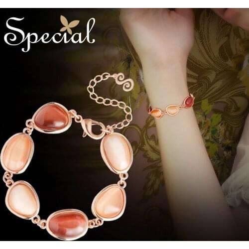 Special European and American bracelet romantic display hand white can adjust the extension of endless tenderness