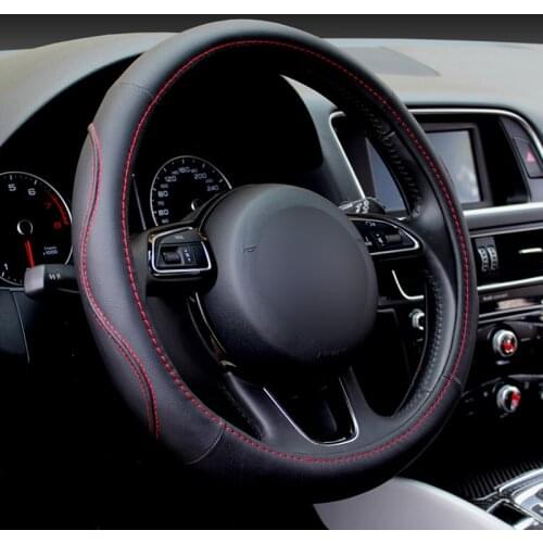 37-38CM Car Steering Wheel Cover for BMW Volkswagen Audi Peugeot Fiat Kia Chevrolet Ford Mazda Nissan Opel Skoda Citroen Suzuki