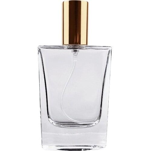 Glass Perfume Bottle 30ml Transparent Bayonet Spray Bottle Portable Cosmetic Packaging Bottle