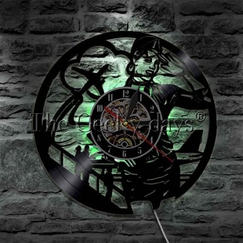 Airline Stewardess LED Lights Perdonalised Beautiful Lady Night Lamp Flight Attendant Perdonalised LED Wall Sign