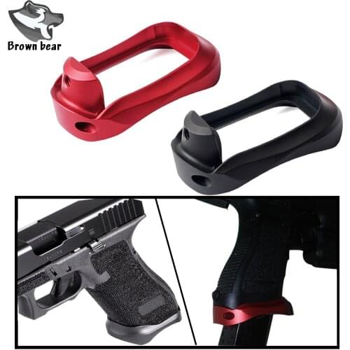 Tactical Glock Grip Adater Magwell Glock Magwell for Glock 22 17 24 31 34 35 37 Gen 1-4 Base Pad Tactical Hunting Caza