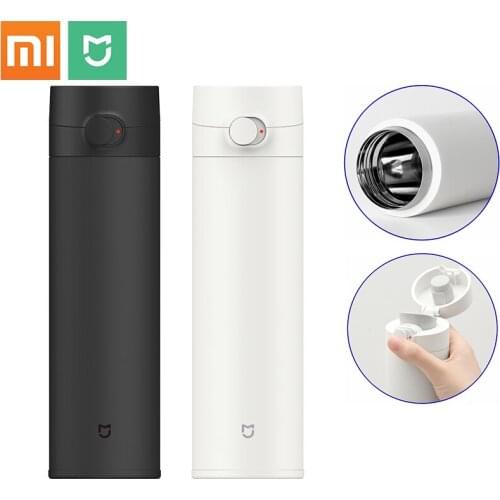 Xiaomi Mijia Thermos Cups 2 Stainless Steel Vacuum 480ml Flask Water Portable Vacuum Bottle Single Hand ON/Close Water Thermos