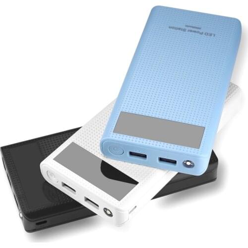 18650 Battery Dual USB 5V 2.1A Power Bank Case Kit 7X 18650 Battery Charger Case Box Tester