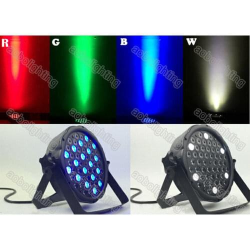 Slim flat RGBW led par light 54pcs Led Par Can DMX Lighting Stage DJ led effect dj light christmas projector disco led light