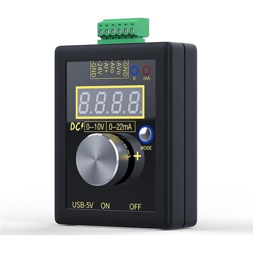 4-20mA 0-10V High Precision Handheld Digital Voltage Signal Generator 0-20mA Current Transmitter Electronic Measuring Instrument