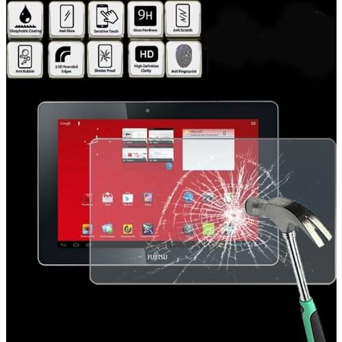 Tablet Tempered Glass Screen Protector Cover for FUJITSU Stylistic M532 10.1"-Anti Fingerprint Screen Film Protector Guard Cover